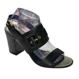 Cole Haan Amavia Slingback Buckle Sandals Black